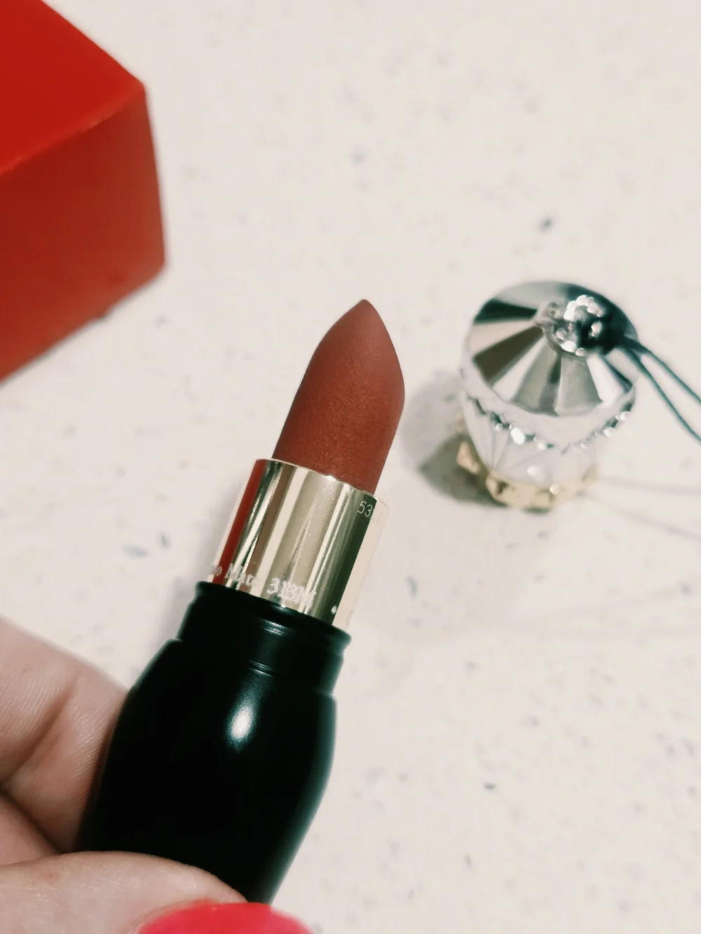 Christian Louboutin Velvet Matte Lipstick - Cameo Mate 313M (Red)